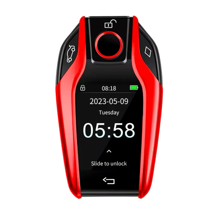 BMW Display Schlüssel Rot