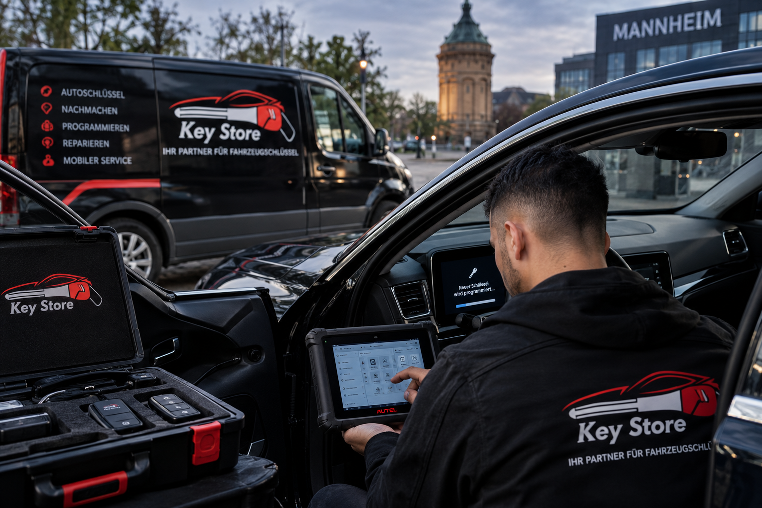 Autoschlüssel Programmierung bei komplettem Schlüsselverlust in Mannheim
